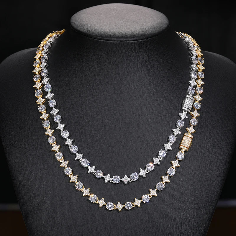 Star Moissanite Necklace